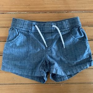 OLD NAVY CHAMBRAY SHORTS GIRLS LG 10-12